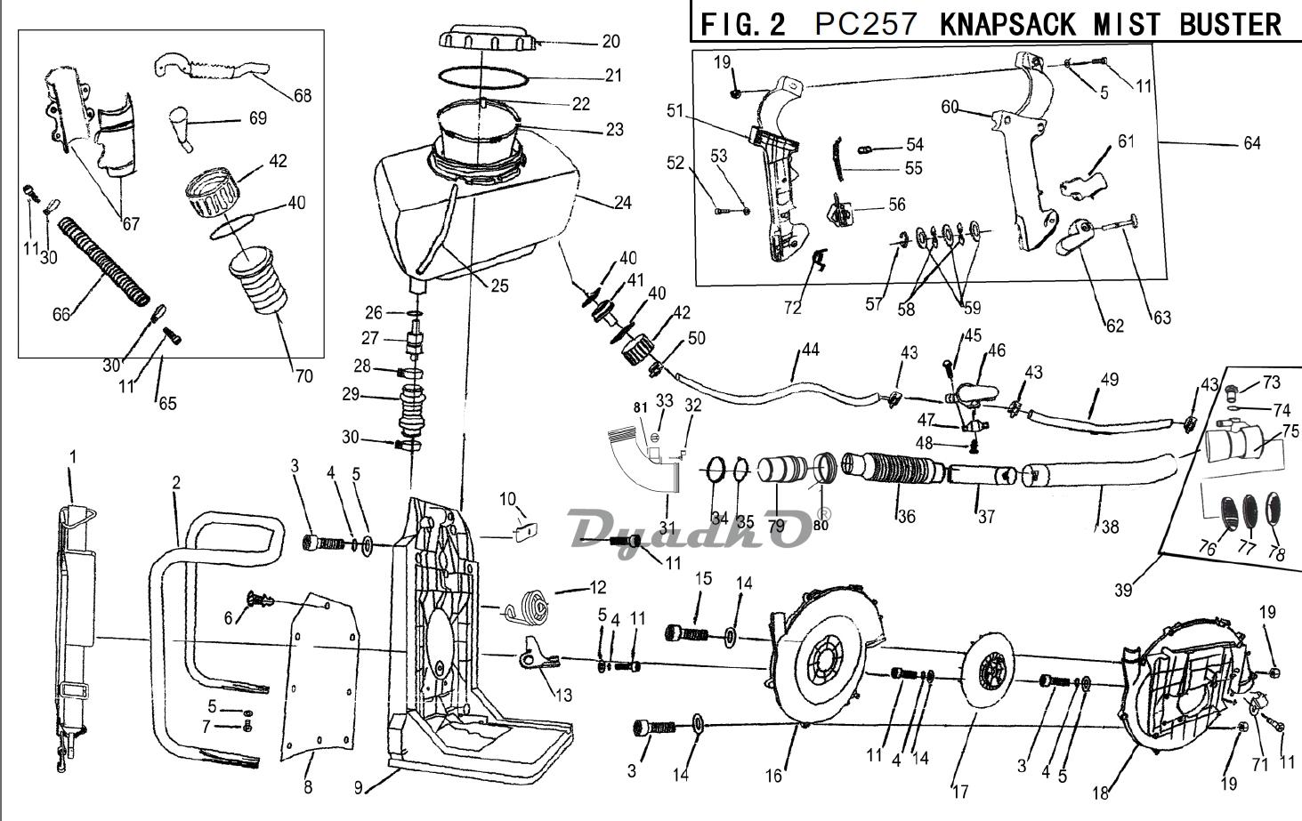 Запчасти Champion PC257