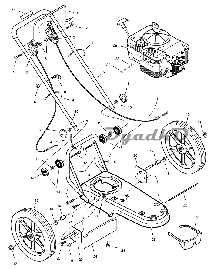 Запчасти Champion LMH 5637BS