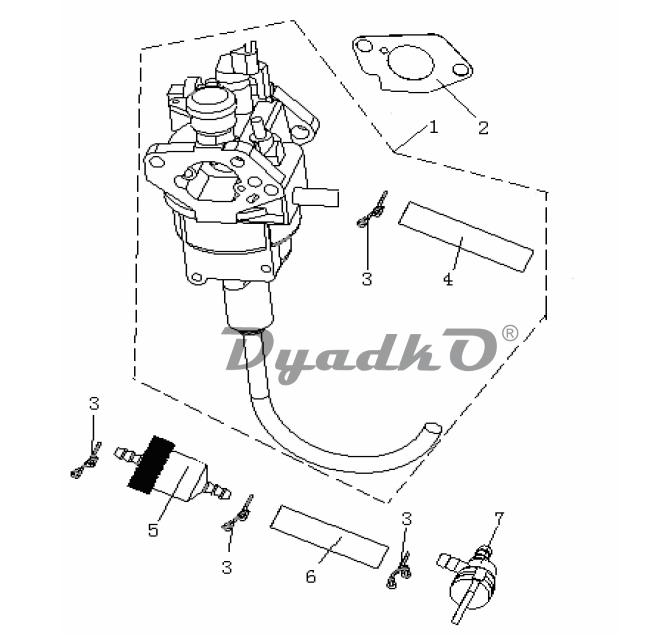 Запчасти Champion EG 6000 MKTD / FG 6000 MК