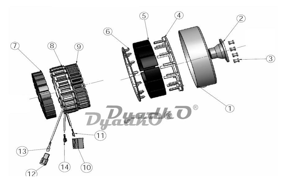 Запчасти Champion FDD210MOTD