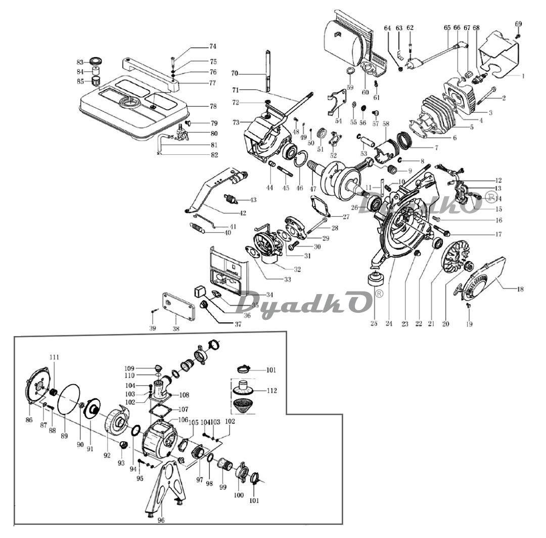 Запчасти Champion GP40-II